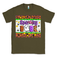 Army Green Spooky Babe Classic Tee - Artiststas
