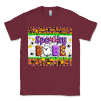 Burgundy Spooky Babe Classic Tee - Artiststas