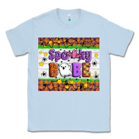 Dusty Blue Spooky Babe Classic Tee - Artiststas
