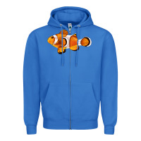 True Royal clown fish side Zipper Hoodie - BarkalooDesign