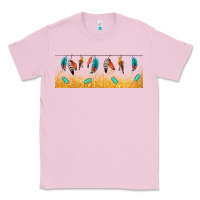 Bubblegum Pink native American feathers Classic Tee - TumblerDesignByShophia