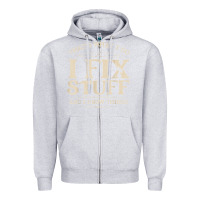 Heather Grey that's what i do i fix stuff and i know things funny saying t shirt Zipper Hoodie - maiPhamDesign