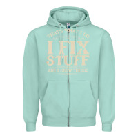 Seafoam that's what i do i fix stuff and i know things funny saying t shirt Zipper Hoodie - maiPhamDesign