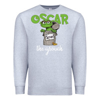 Heather Grey oscar the grouch Premium Sweatshirt - maiPhamDesign