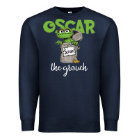 Navy oscar the grouch Premium Sweatshirt - maiPhamDesign