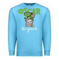 Ocean Blue oscar the grouch Premium Sweatshirt - maiPhamDesign