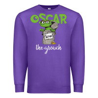 Purple oscar the grouch Premium Sweatshirt - maiPhamDesign