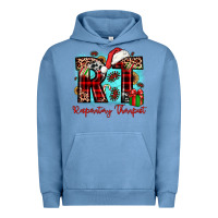 Pigment Pebble Blue christmas rt respiratory therapist Urban Hoodie - JahusDesignShop
