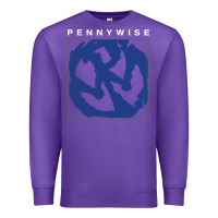 Purple horror pennywise movie Premium Sweatshirt - maiPhamDesign