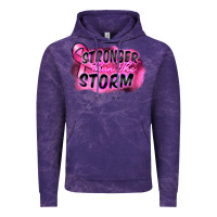 Cloud Purple Stronger than the storm Vintage Hoodie - FaDigitalArtStudio