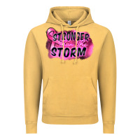 Vintage Mustard Stronger than the storm Vintage Hoodie - FaDigitalArtStudio