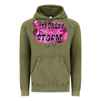 Vintage Olive Stronger than the storm Vintage Hoodie - FaDigitalArtStudio