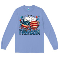 Colony Blue Tastes like freedom Long Sleeve Tee - FaDigitalArtStudio