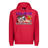 Cardinal Dead Inside Caffeinated Premium Hoodie - CowhideDigitalArt