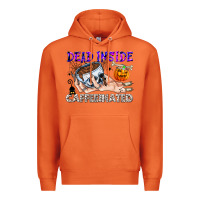 Carrot Dead Inside Caffeinated Premium Hoodie - CowhideDigitalArt