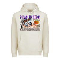 Dead Inside Caffeinated Premium Hoodie | Teevron