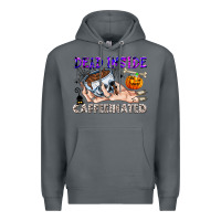 Rock Dead Inside Caffeinated Premium Hoodie - CowhideDigitalArt