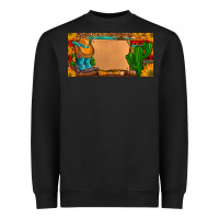 Black custom cowboy boots aztec sunflowers leopard license plate Heavyweight Sweatshirt - Artiststas