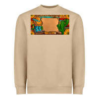 Mushroom custom cowboy boots aztec sunflowers leopard license plate Heavyweight Sweatshirt - Artiststas