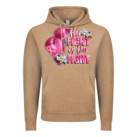 Her Fight Is Our Fight Breast Cancer Awareness Vintage Hoodie | Teevron