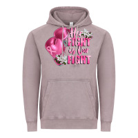 Vintage Zinc her fight is our fight Breast cancer awareness Vintage Hoodie - FaDigitalArtStudio