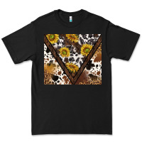Black western sunflowers and cowhide tumbler tbs Premium Tee - TumblerDesignByShophia
