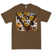 Cacao western sunflowers and cowhide tumbler tbs Premium Tee - TumblerDesignByShophia