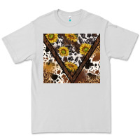 Dove Grey western sunflowers and cowhide tumbler tbs Premium Tee - TumblerDesignByShophia