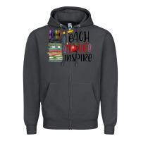 Smoke teach love inspire Zipper Hoodie - BarkalooDesign