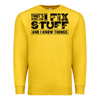 Lemon that's what i do i fix stuff and i know things funny Premium Sweatshirt - maiPhamDesign