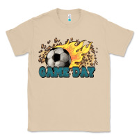 Mushroom Game day Soccer leopard flames fireball Classic Tee - HowdyJamesFarm