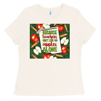 Bone because teachers can't live on apples alone tumble Ladies Tee - TumblerDesignByShophia