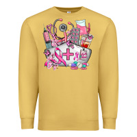 Antique Gold nurse cancer Premium Sweatshirt - AdoDesignShop