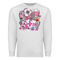 Oatmeal Heather nurse cancer Premium Sweatshirt - AdoDesignShop