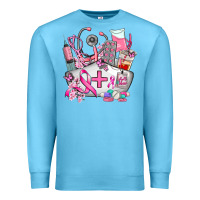 Ocean Blue nurse cancer Premium Sweatshirt - AdoDesignShop