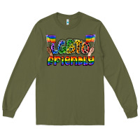 Army Green lgbtq friendly pride Long Sleeve Tee - FaDigitalArtStudio