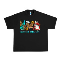 Black peace love phlebotomy Urban Heavy Tee - OliviaCreatesArt