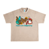 French Oak peace love phlebotomy Urban Heavy Tee - OliviaCreatesArt