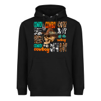 Black cowboy Heavyweight Hoodie - AdoDesignShop