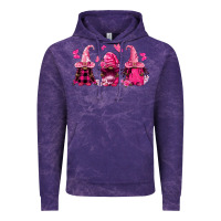 Cloud Purple breast cancer afro gnomies Vintage Hoodie - FaDigitalArtStudio
