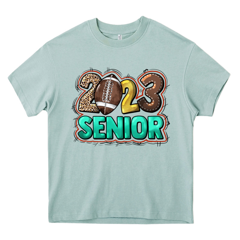 2023 Senior Football Heavy Core Tee by NancyCooperArtShop | Teevron