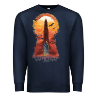 Navy Retro Animation  Novel Art Characters Poster Premium Sweatshirt - maiPhamDesign