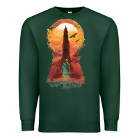 Sports Green Retro Animation  Novel Art Characters Poster Premium Sweatshirt - maiPhamDesign