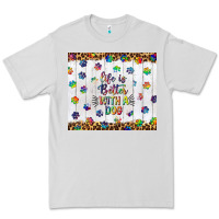 Dove Grey life is better with a dog tumbler tbs Premium Tee - TumblerDesignByShophia