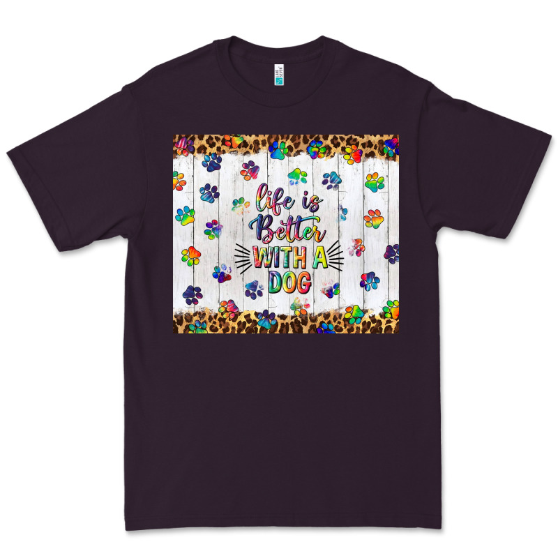 Life Is Better With A Dog Tumbler Tbs Premium Tee by TumblerDesignByShophia | Teevron