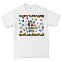 White life is better with a dog tumbler tbs Premium Tee - TumblerDesignByShophia