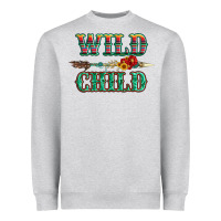 Heather Grey wild chıld serape sunflower and gemstone with arrow Heavyweight Sweatshirt - Artiststas