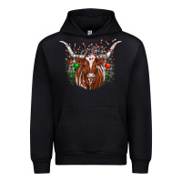 Black christmas  texas longhorn Urban Hoodie - JahusDesignShop