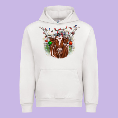 Christmas  Texas Longhorn Urban Hoodie Designed By Jahusdesignshop