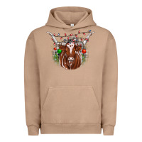 Pigment Burro christmas  texas longhorn Urban Hoodie - JahusDesignShop